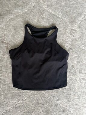 lululemon athletica Black Tank Top (size 14) with built-in bra